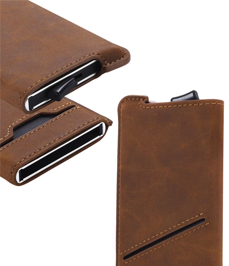 Madison Coffee Slim Wallet - Image 4