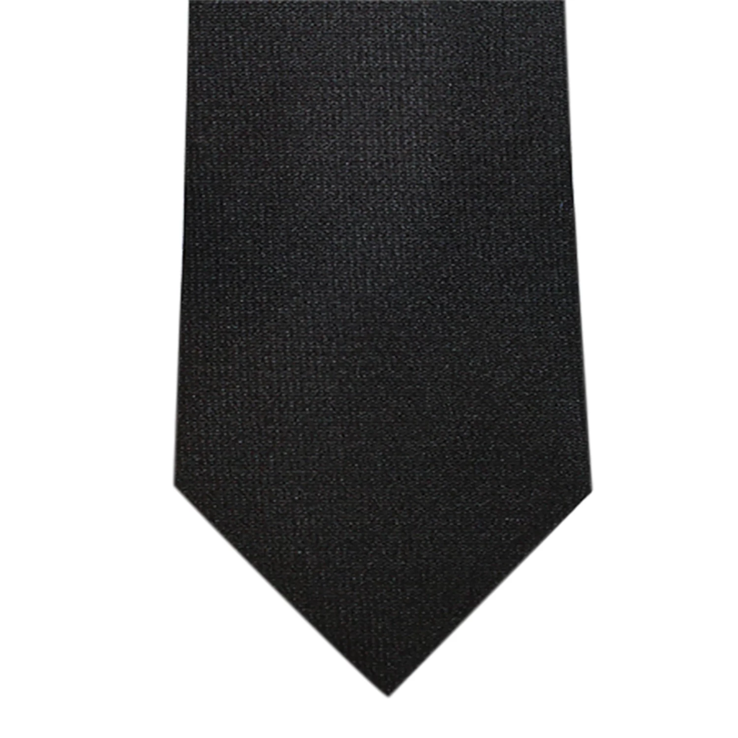 Colebrook Black Silk Tie - Image 3