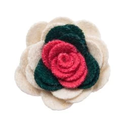 Concord Lapel Flower, White / Green / Pink