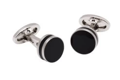 Haverhill Black Rhodium Plated Cufflinks