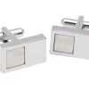 Hampden Silver Rhodium Plated Cufflinks