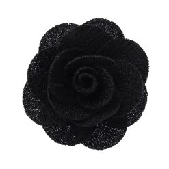 Marblehead Black Lapel Flower