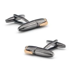 Richmond Pen Gunmetal Rhodium Plated Cufflinks