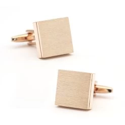 Savannah Rose Gold Rhodium Plated Cufflinks