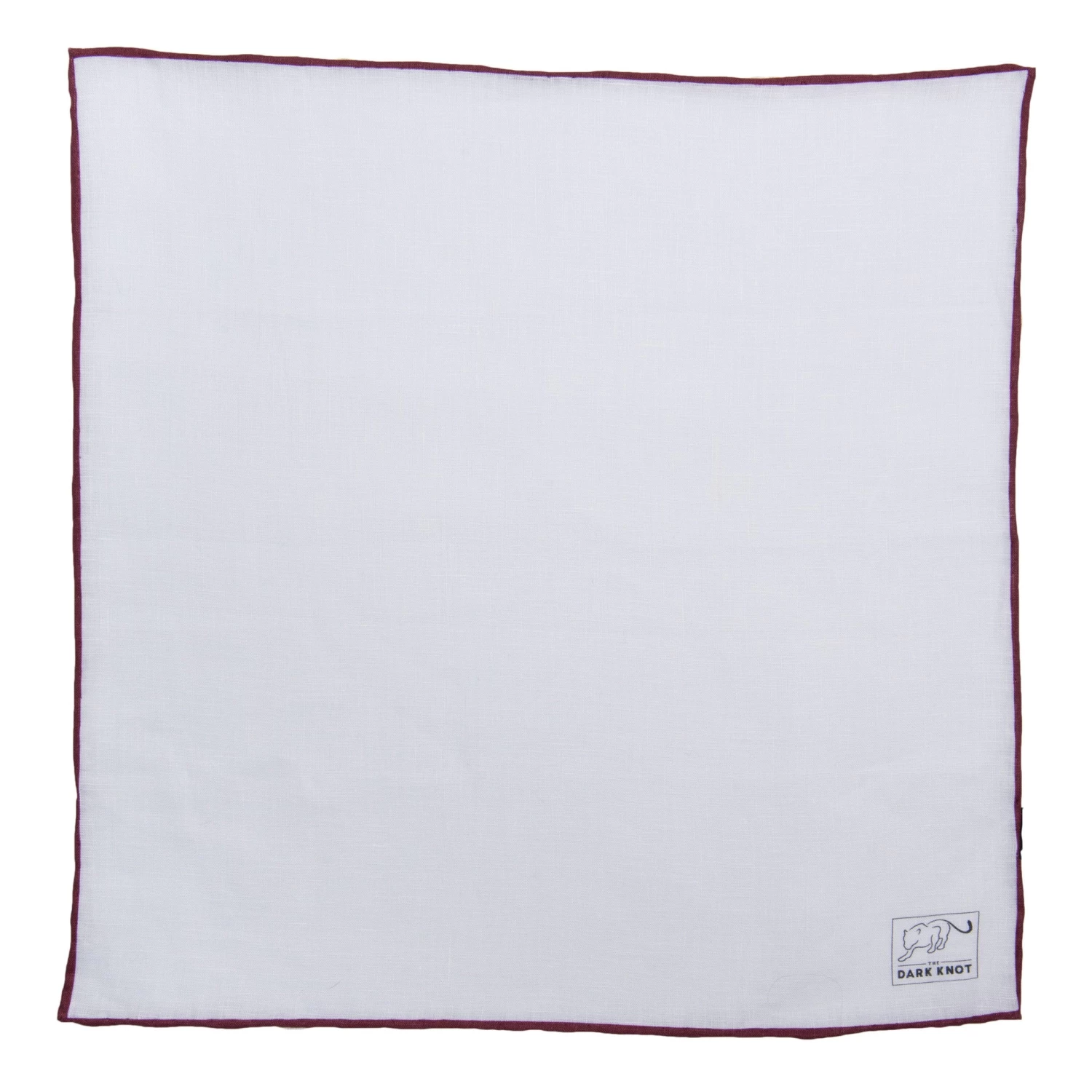 Tuxedo White Linen Pocket Square - Image 2