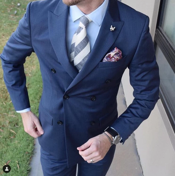 Westwood Paisley Silk Pocket Square, Gold / Orange / Blue - Image 4