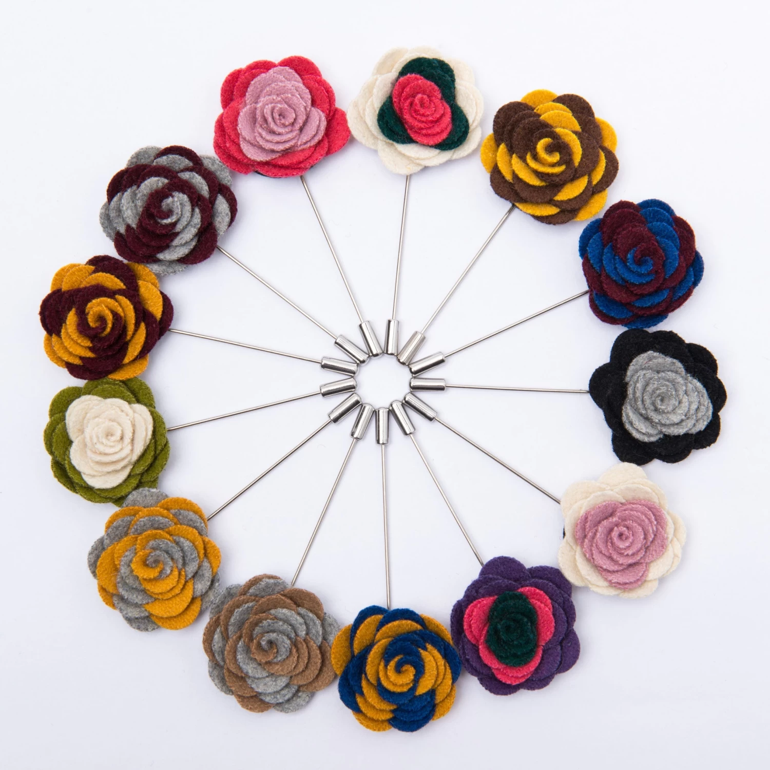 Three Ties, Pocket Squares And Lapel Flowers Starter Kit - Image 19