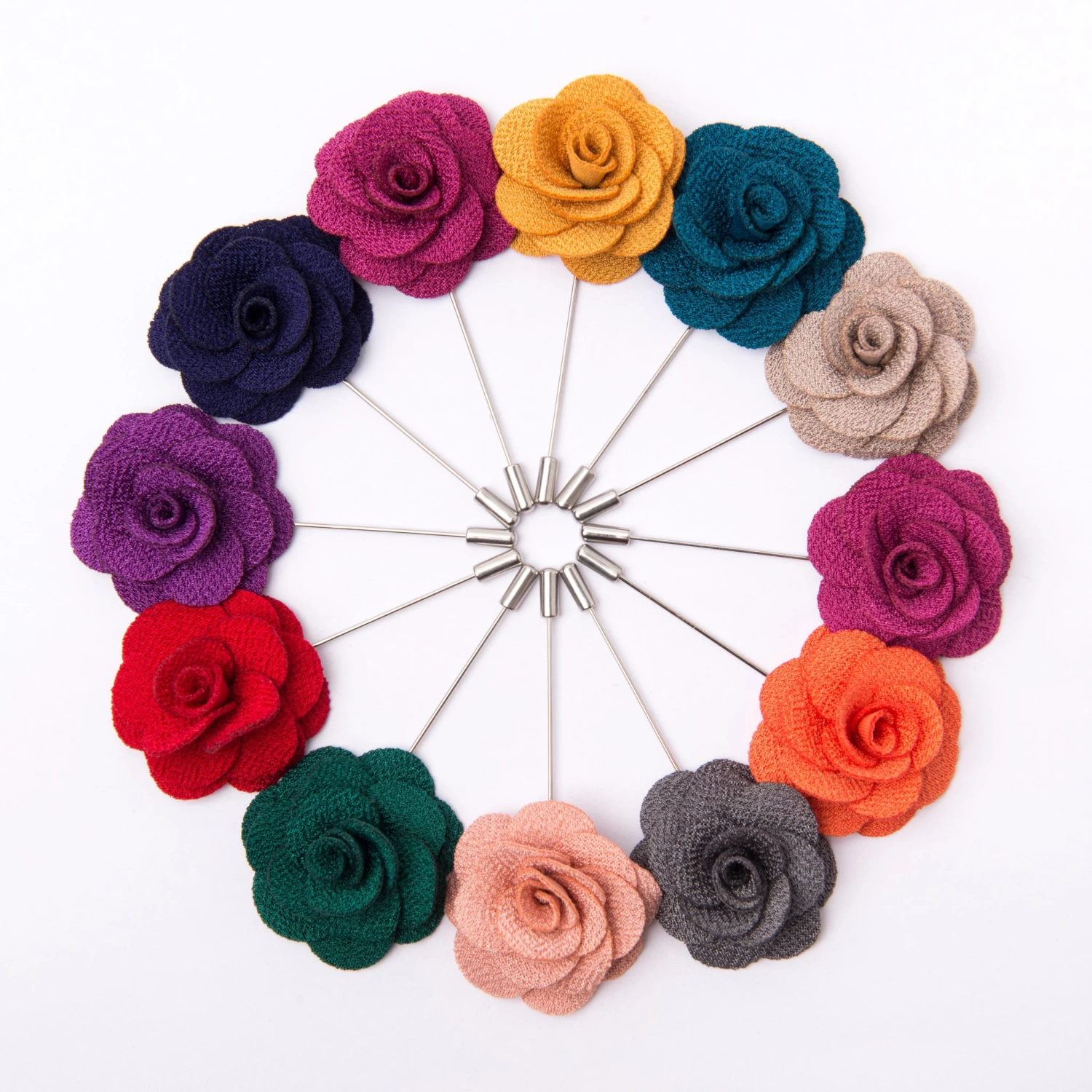 Three Ties, Pocket Squares And Lapel Flowers Starter Kit - Image 20