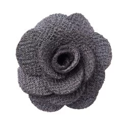 Marblehead Grey Lapel Flower